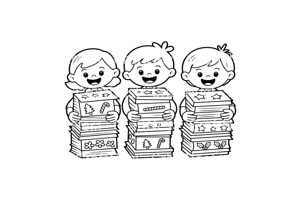 Kids Christmas Gifts Coloring Books