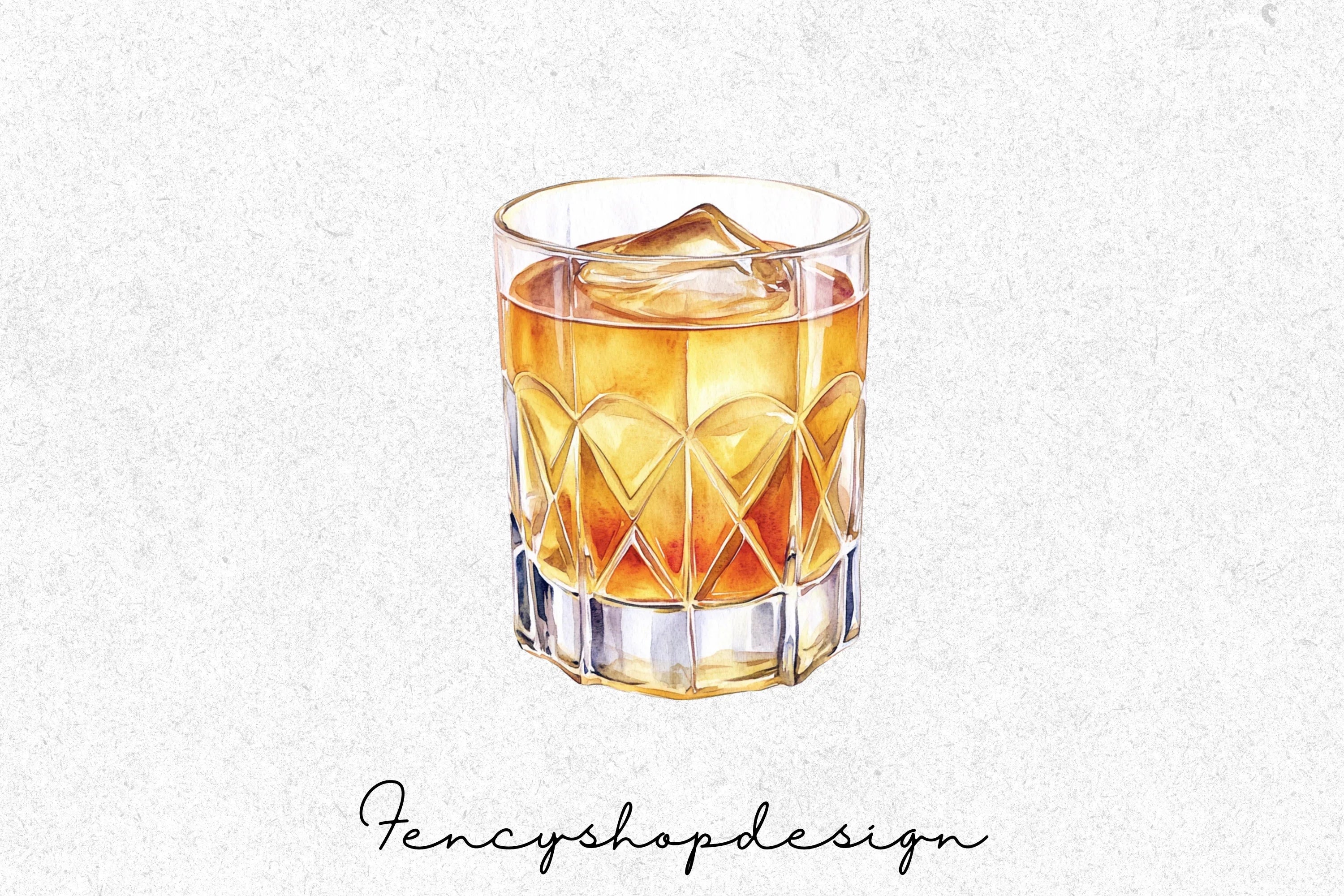 Whiskey Bourbon Clipart Bundle