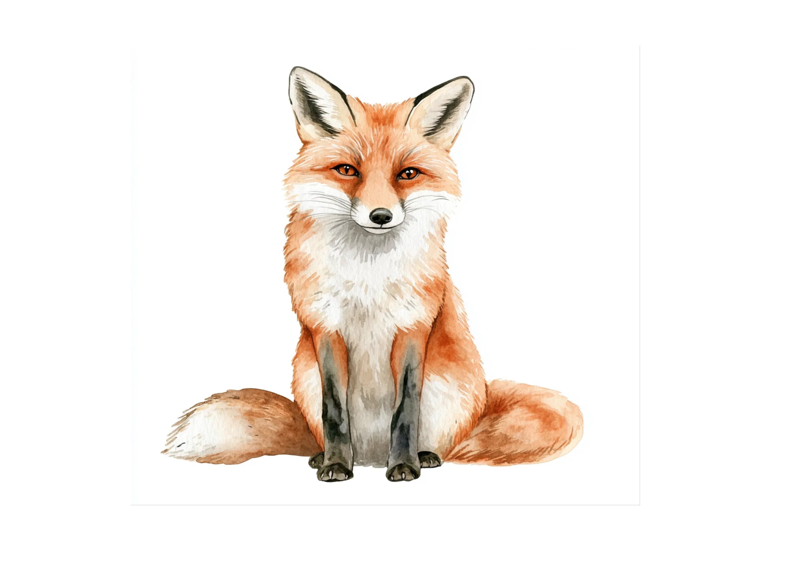 Cute Fox Clipart Bundle