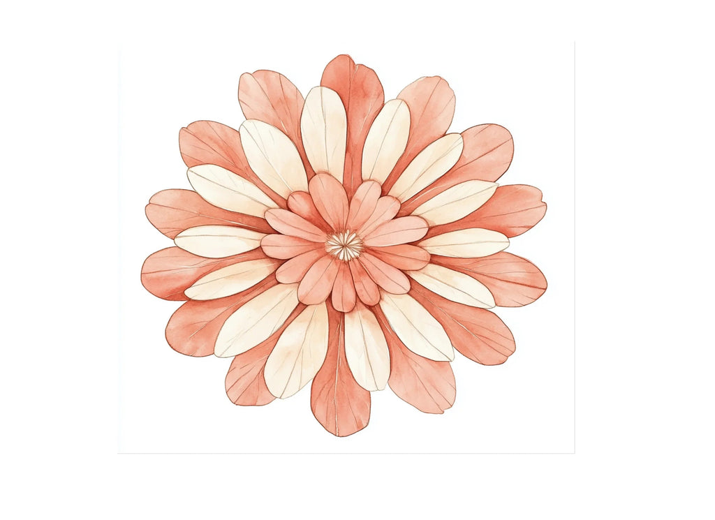 Elegant Terracotta Floral Clipart Bundle