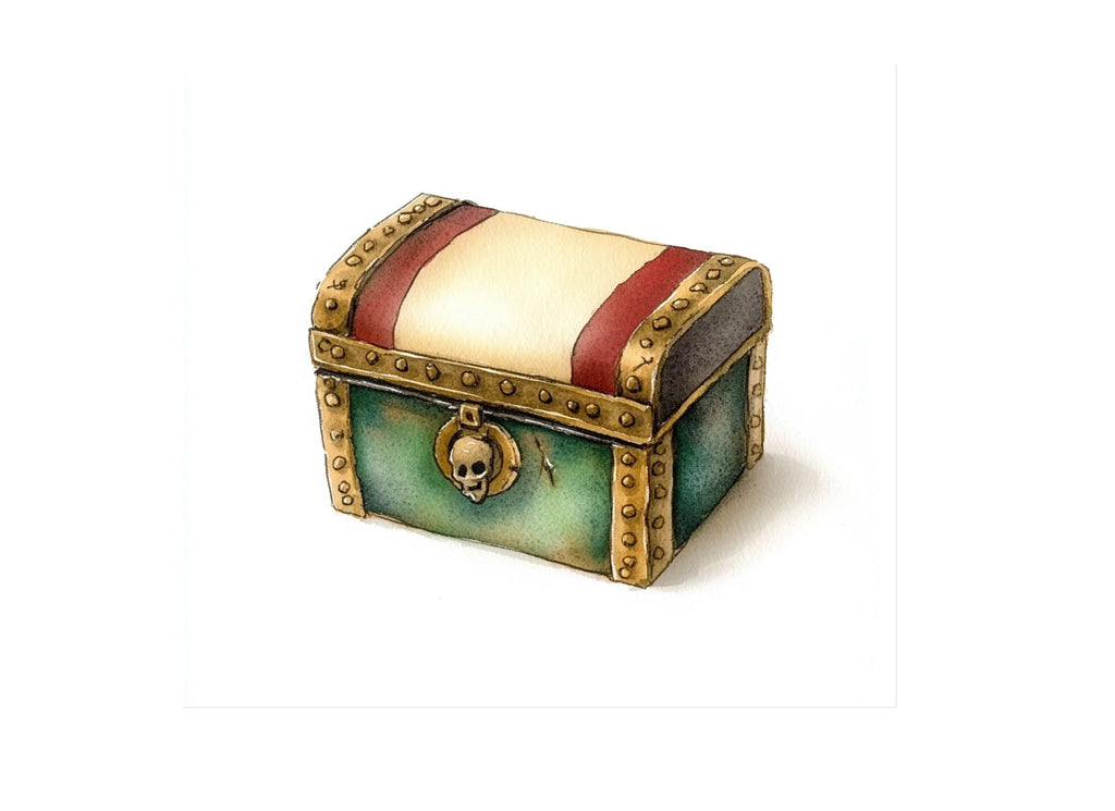 Fantasy Treasure Chests Clipart Bundle