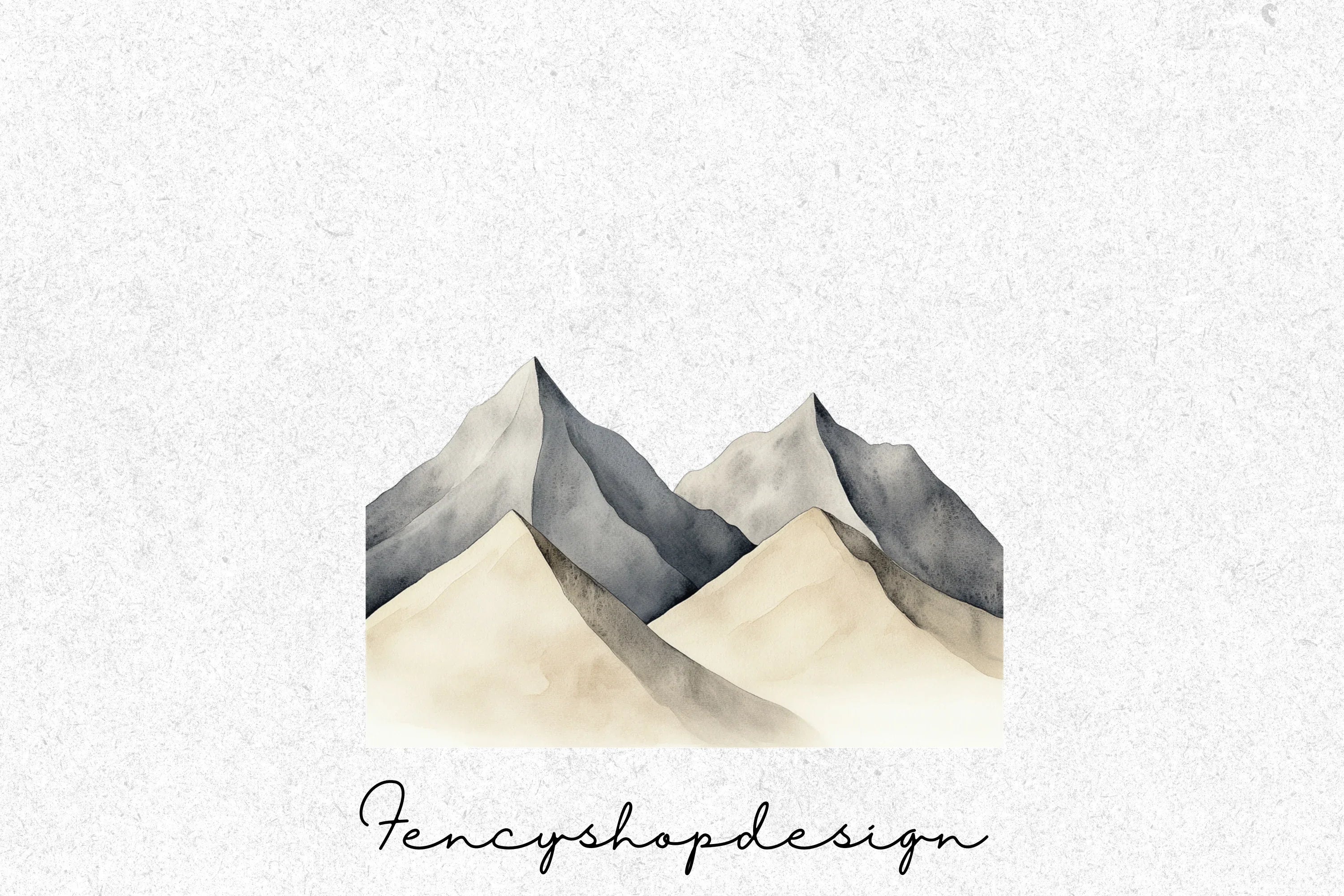 Serene Mountain Clipart Bundle