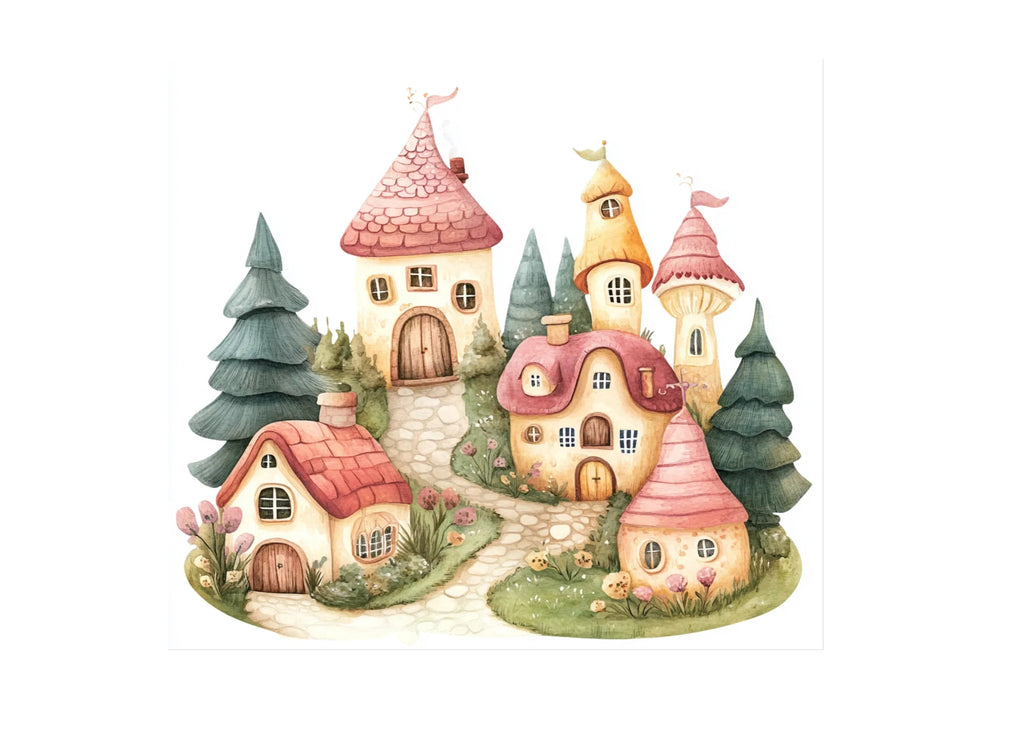 Fantasy Village Clipart Bundle