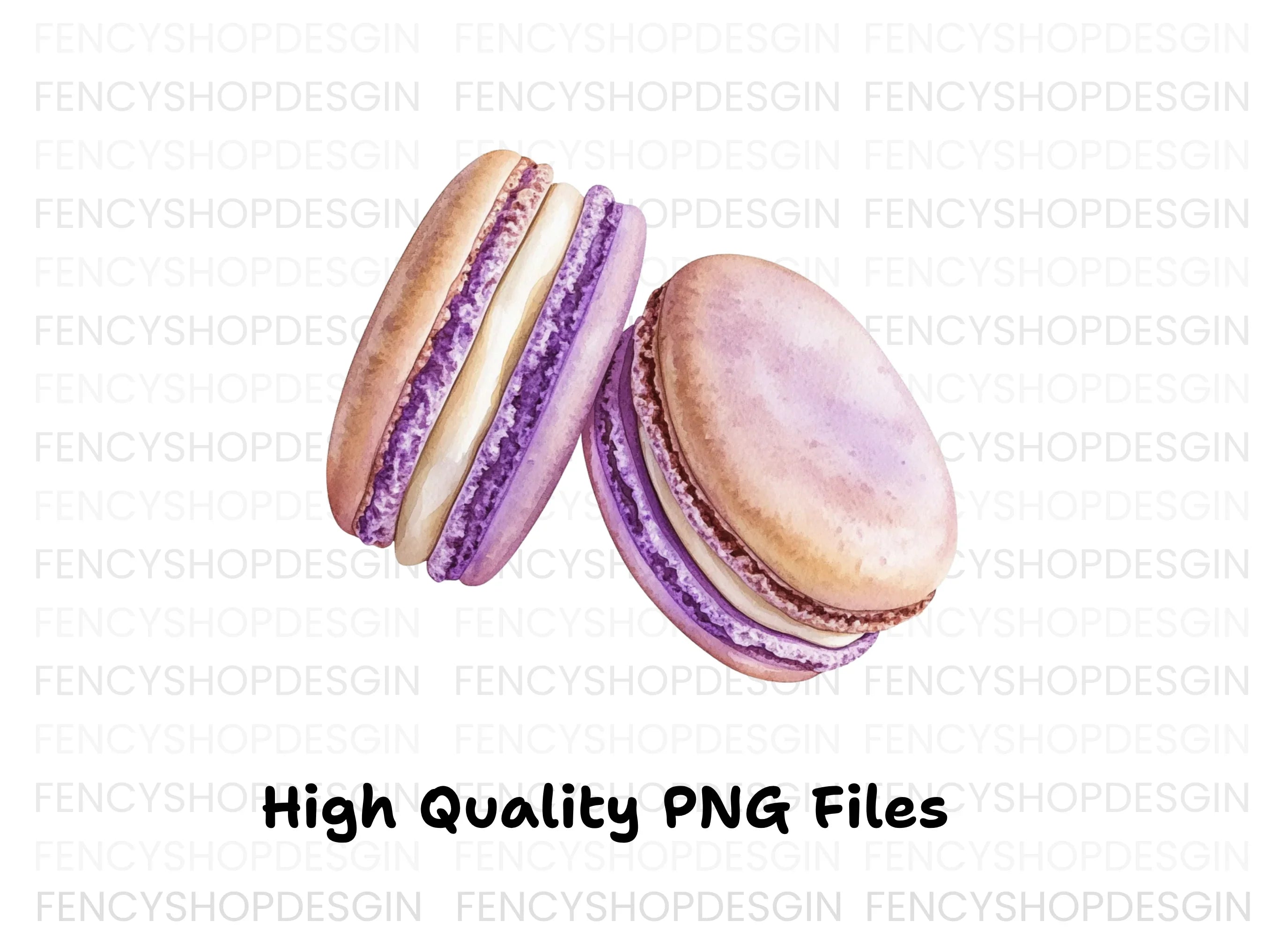 Delicious Macarons Clipart Bundle
