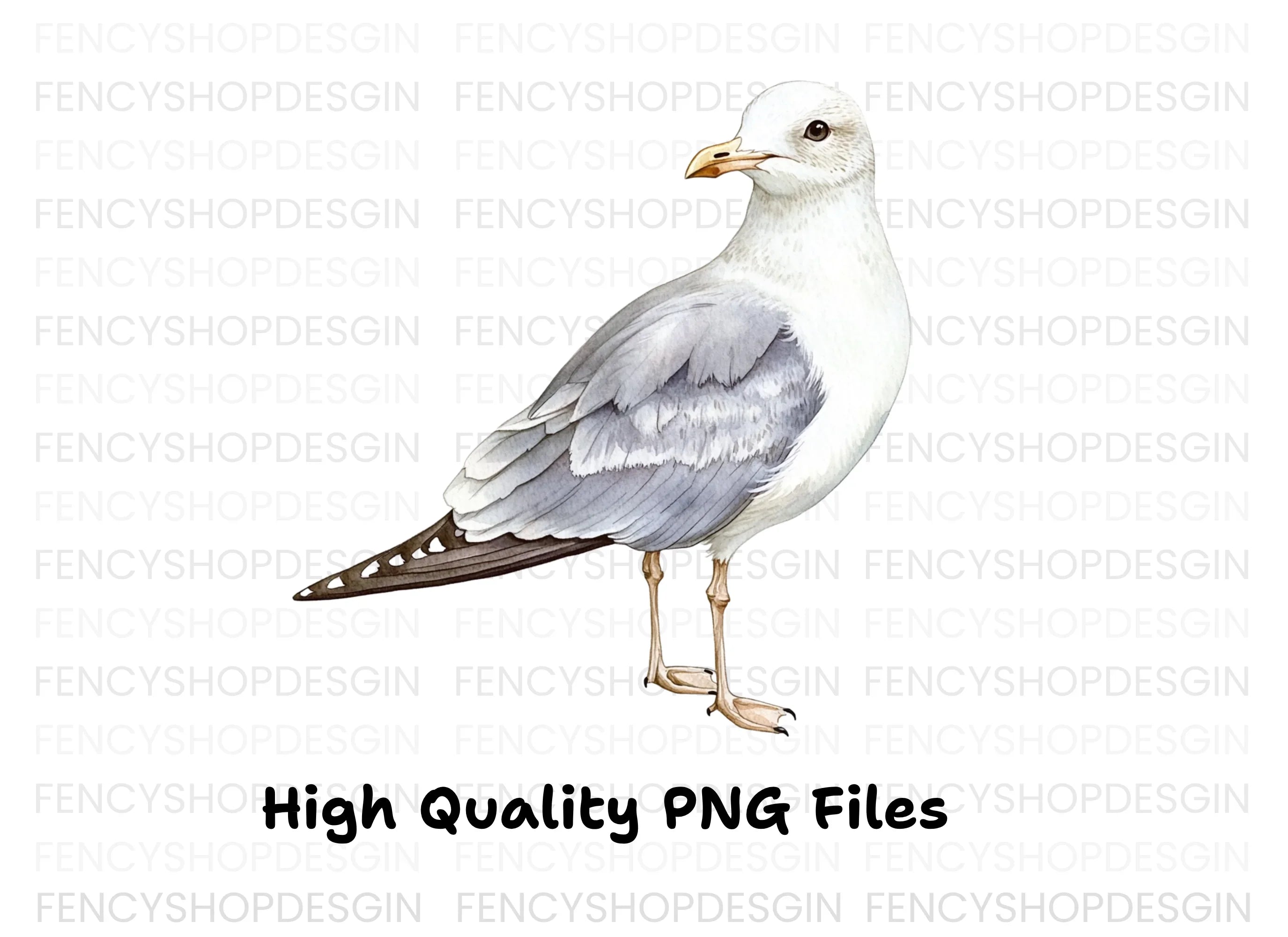 Graceful Seagull Clipart Bundle