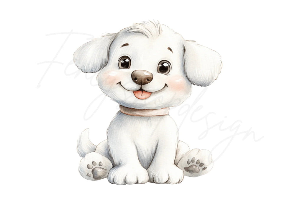 Adorable Puppy Clipart Bundle