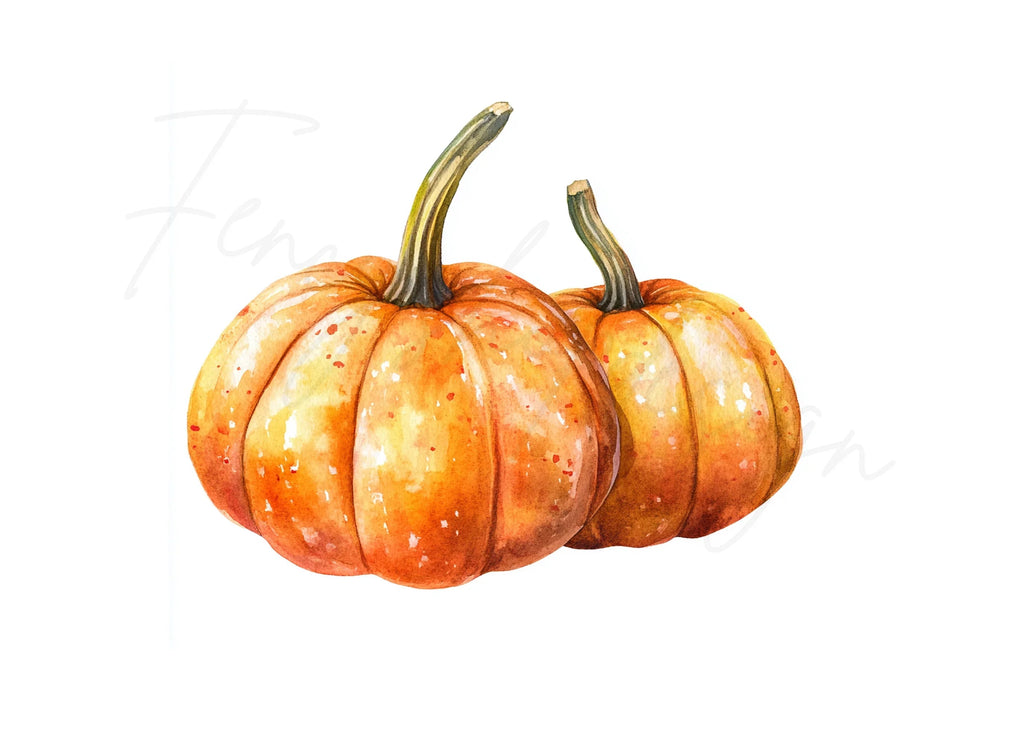 Rustic Pumpkin Clipart Bundle