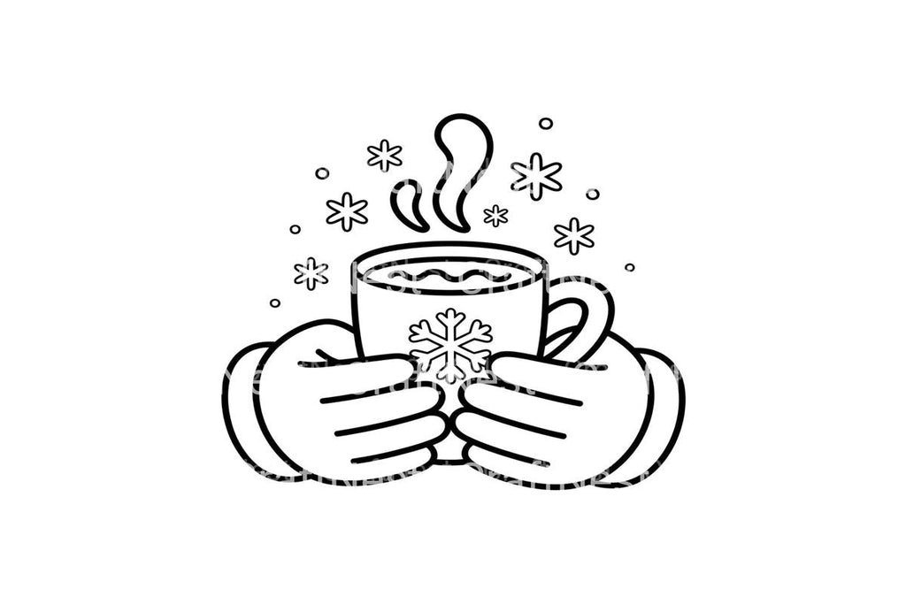 Winter Warmth Hot Cocoa Coloring Books