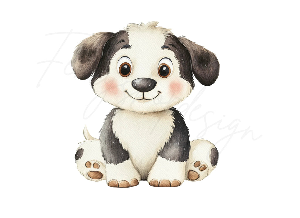 Cute Puppy Clipart Bundle