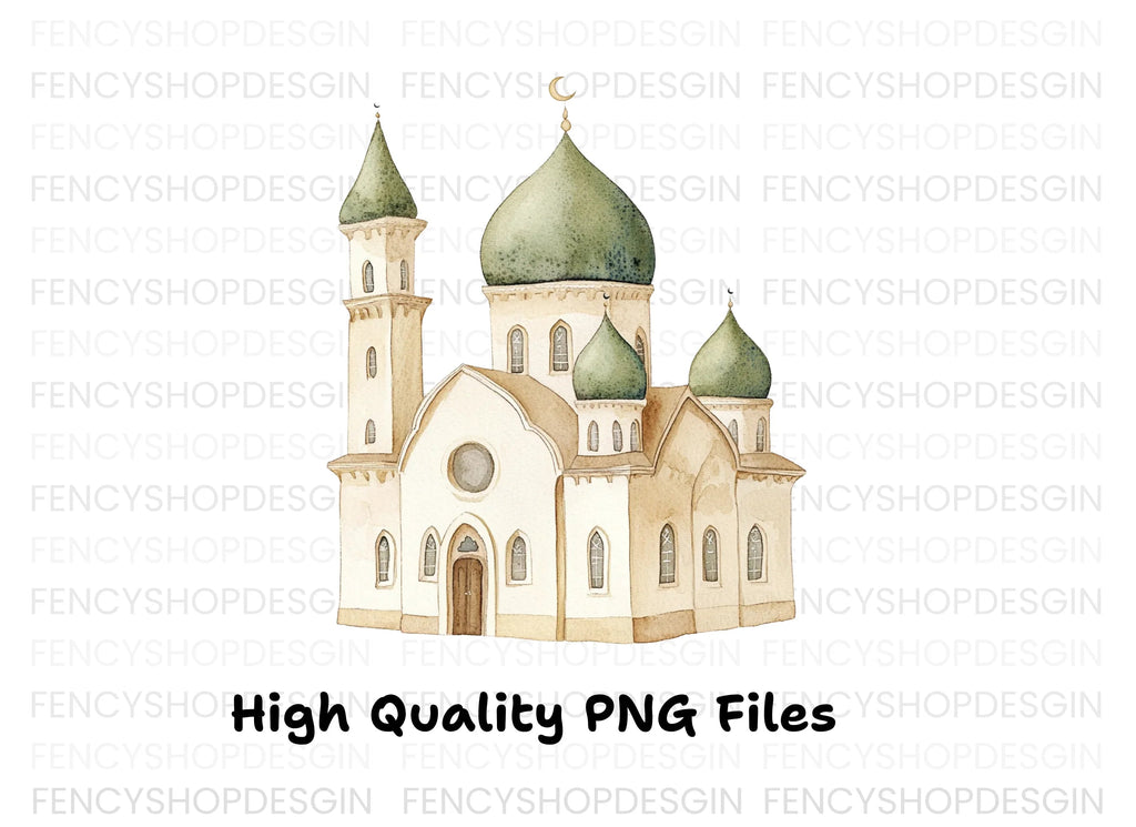 Mosque Clipart Bundle