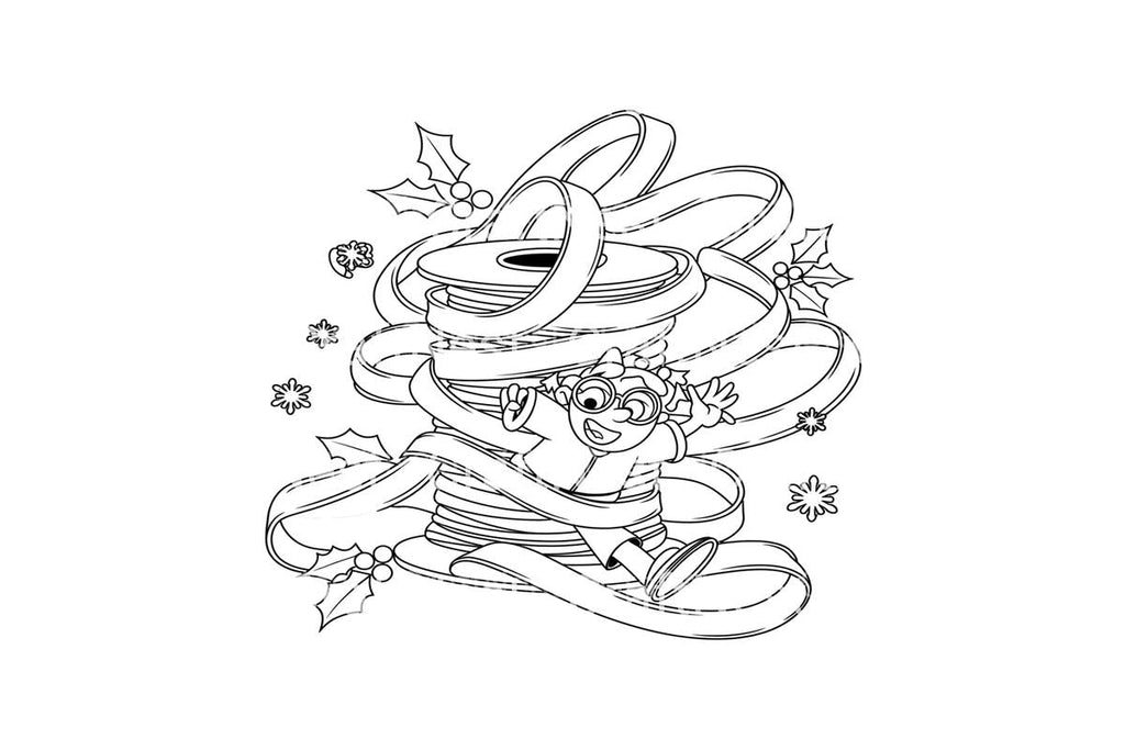 Festive Ribbon Fun Coloring Books