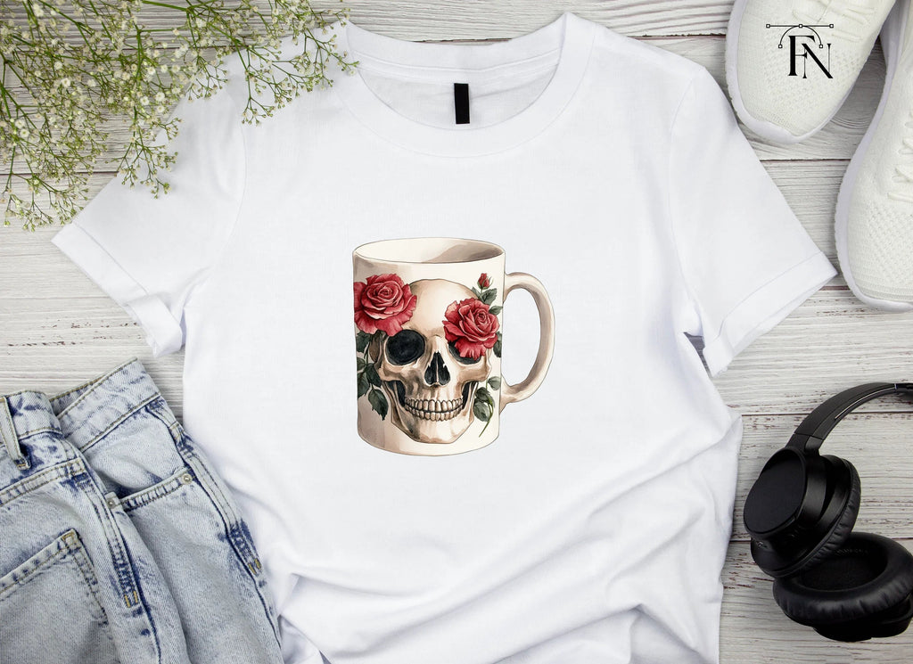 Skull Roses Clipart Bundle