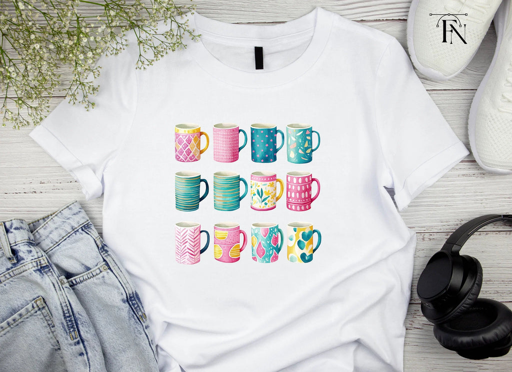 Pattern Mugs Clipart Bundle