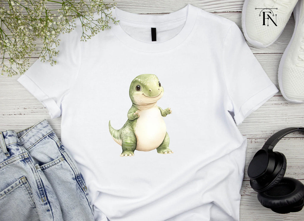 Standing Baby Dinosaur Clipart Bundle