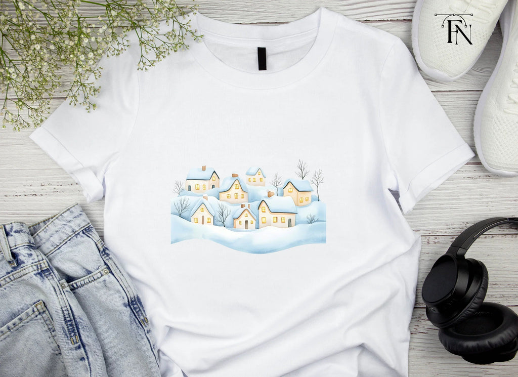 Winter Village Clipart Bundle