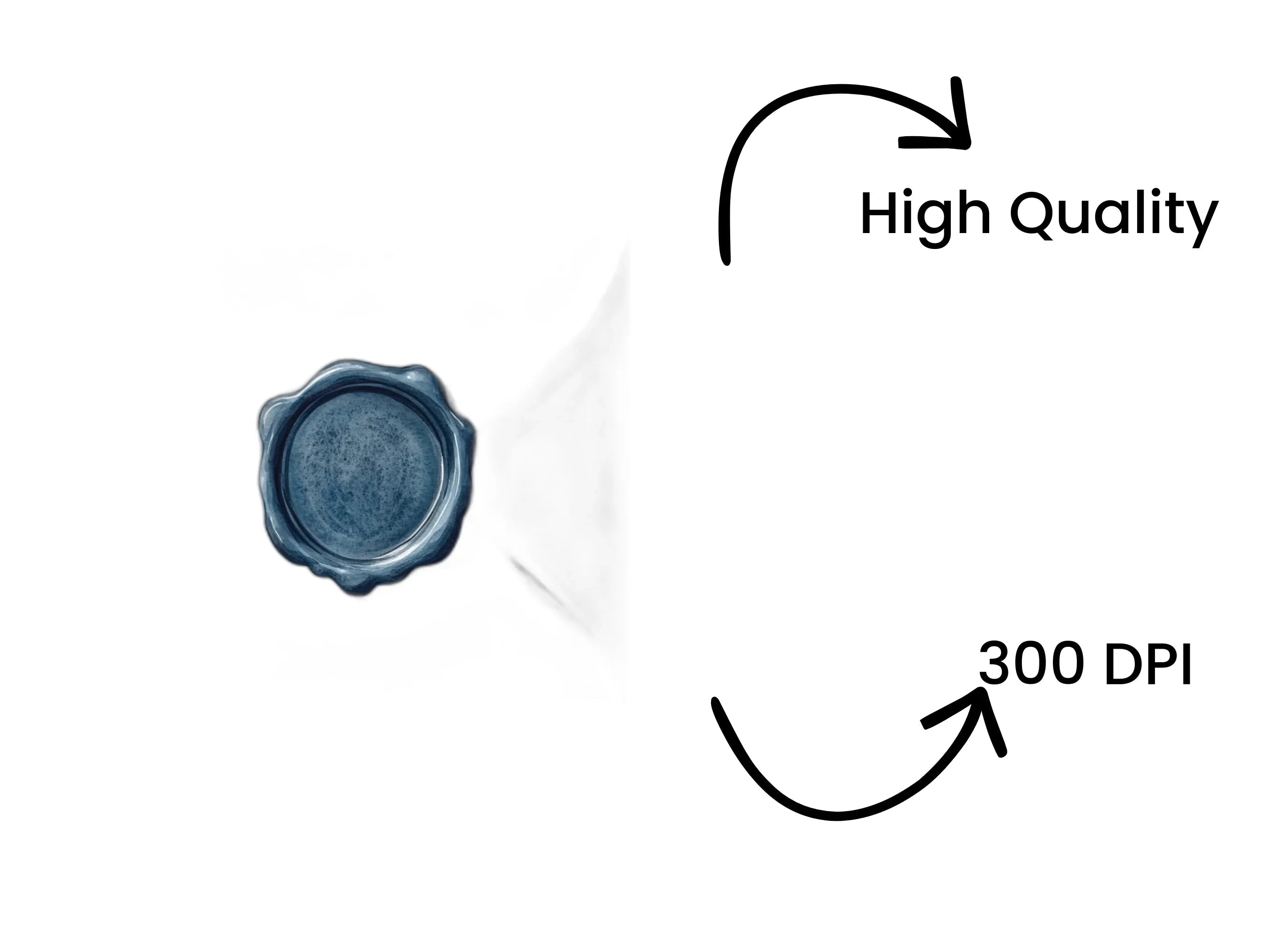 Elegant Blue Wax Seal Clipart Bundle