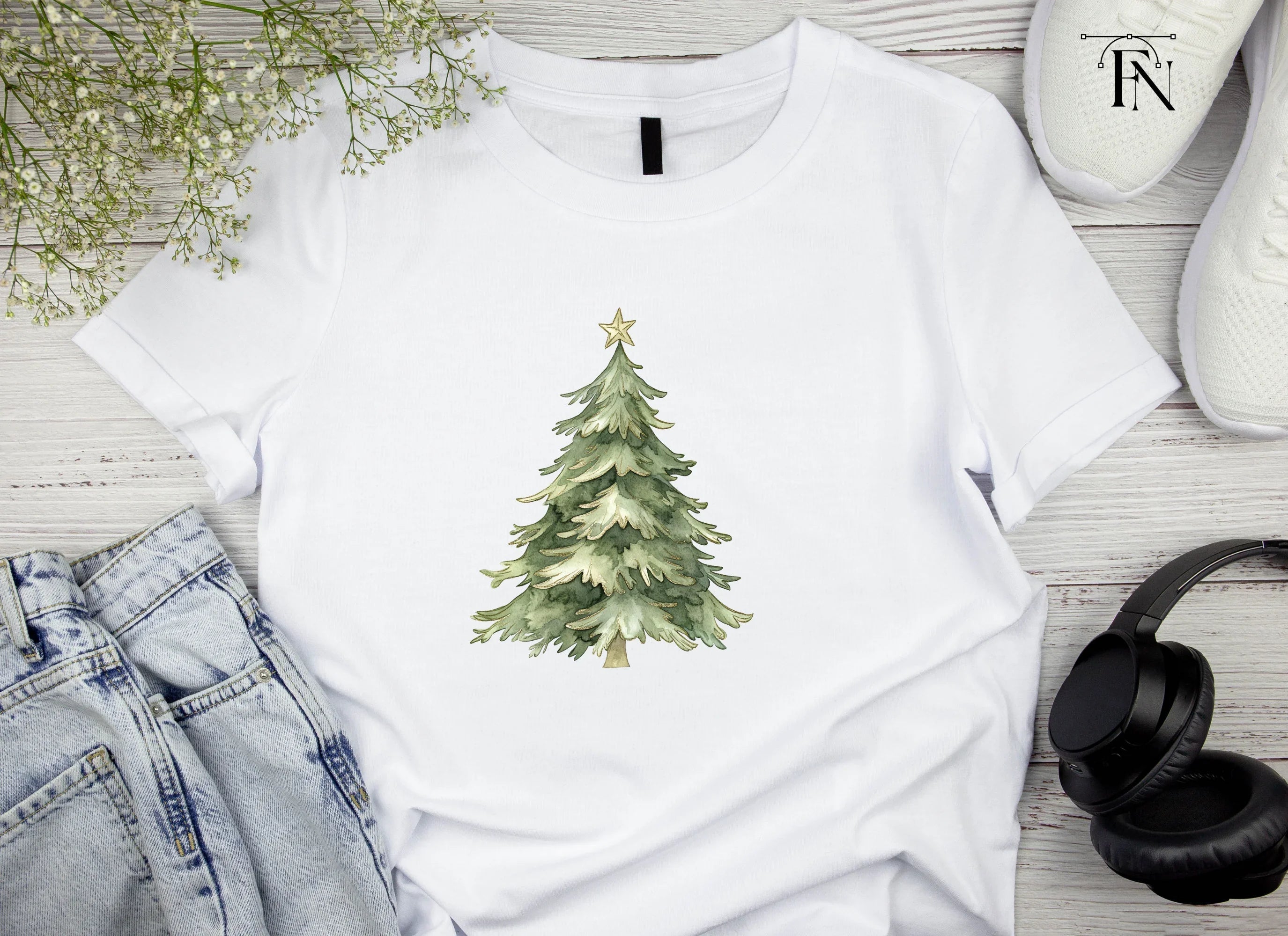Christmas Trees Clipart Bundle