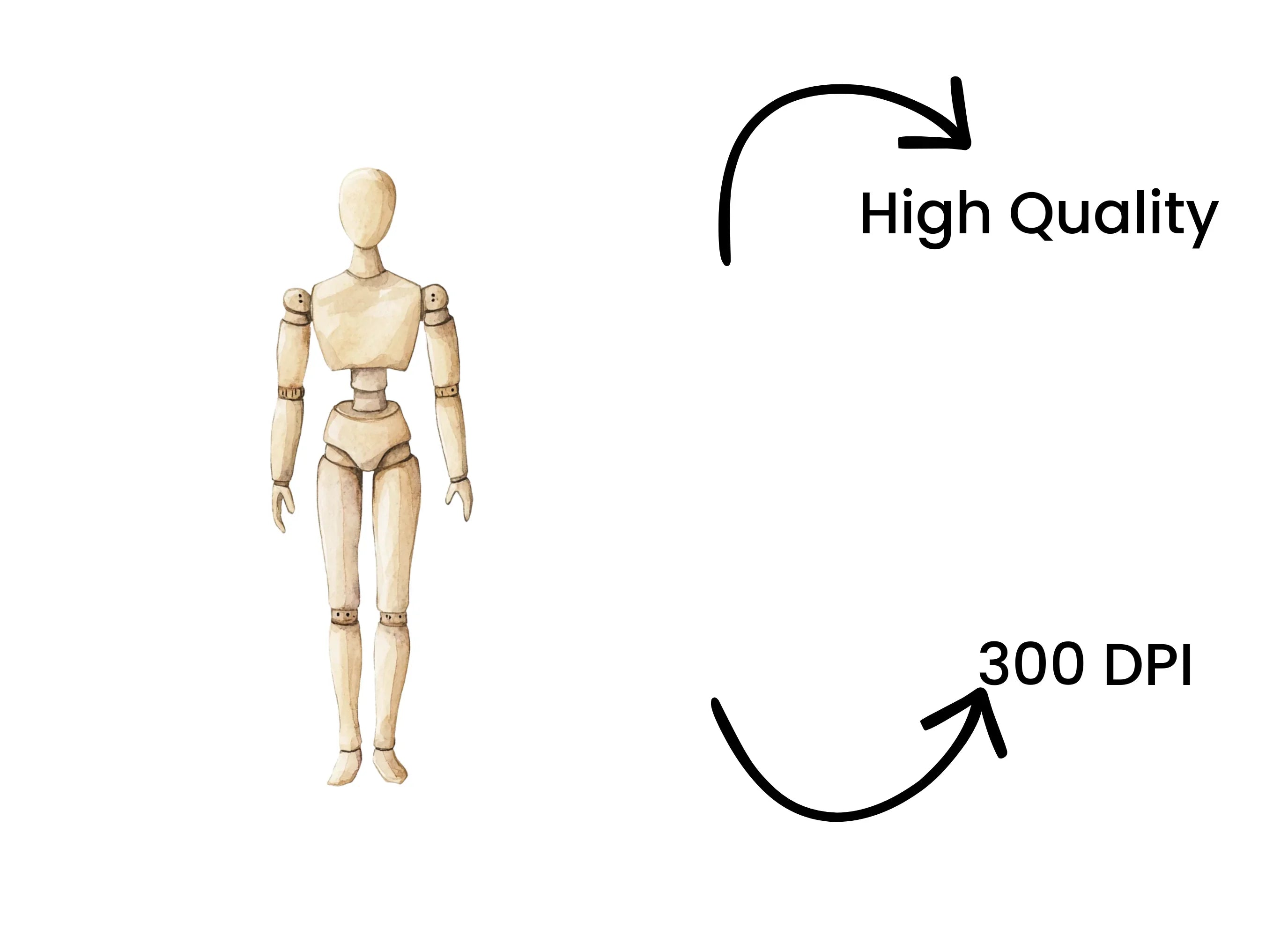 Articulated Mannequin Figure Clipart Bundle
