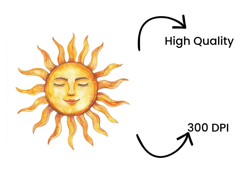 Sun Face Clipart Bundle