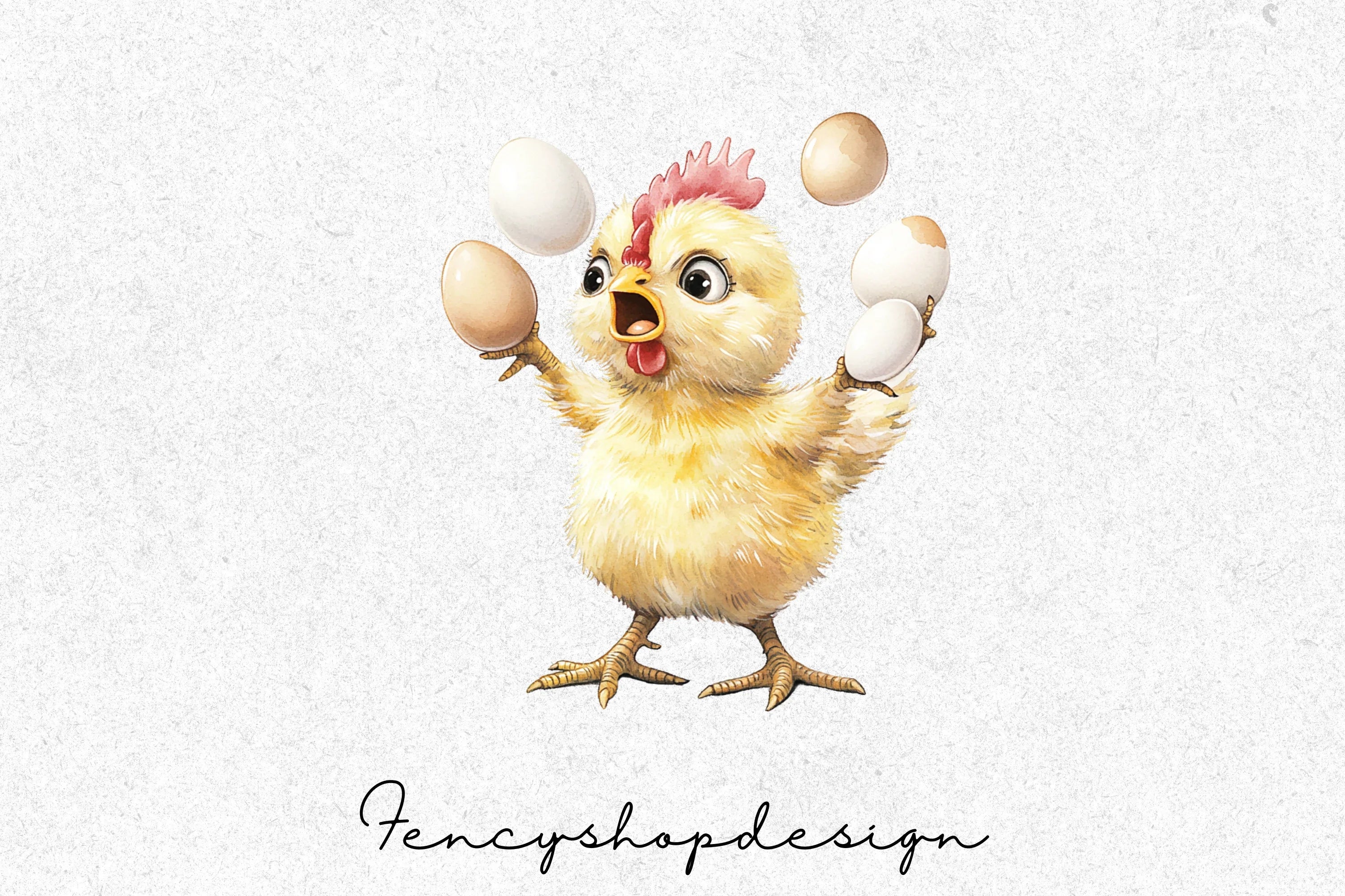 Adorable Baby Chicks and Easter Eggs Clipart Bundle