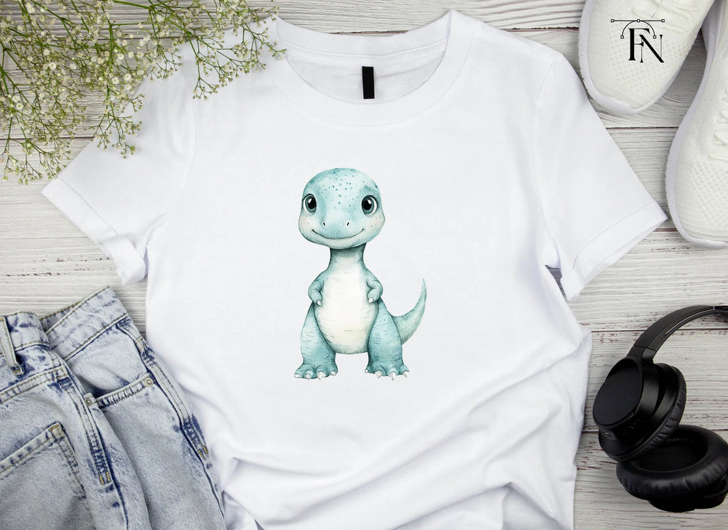 Sweet Baby Dinosaur Duo Clipart Bundle