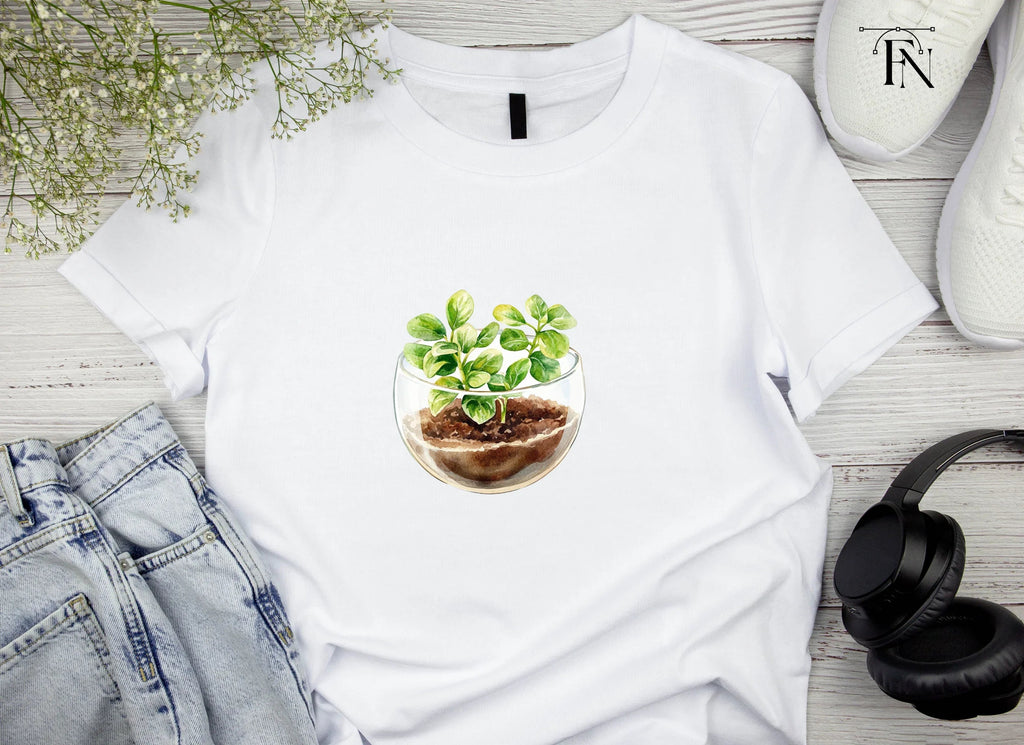 Miniature Plant Terrariums Clipart Bundle