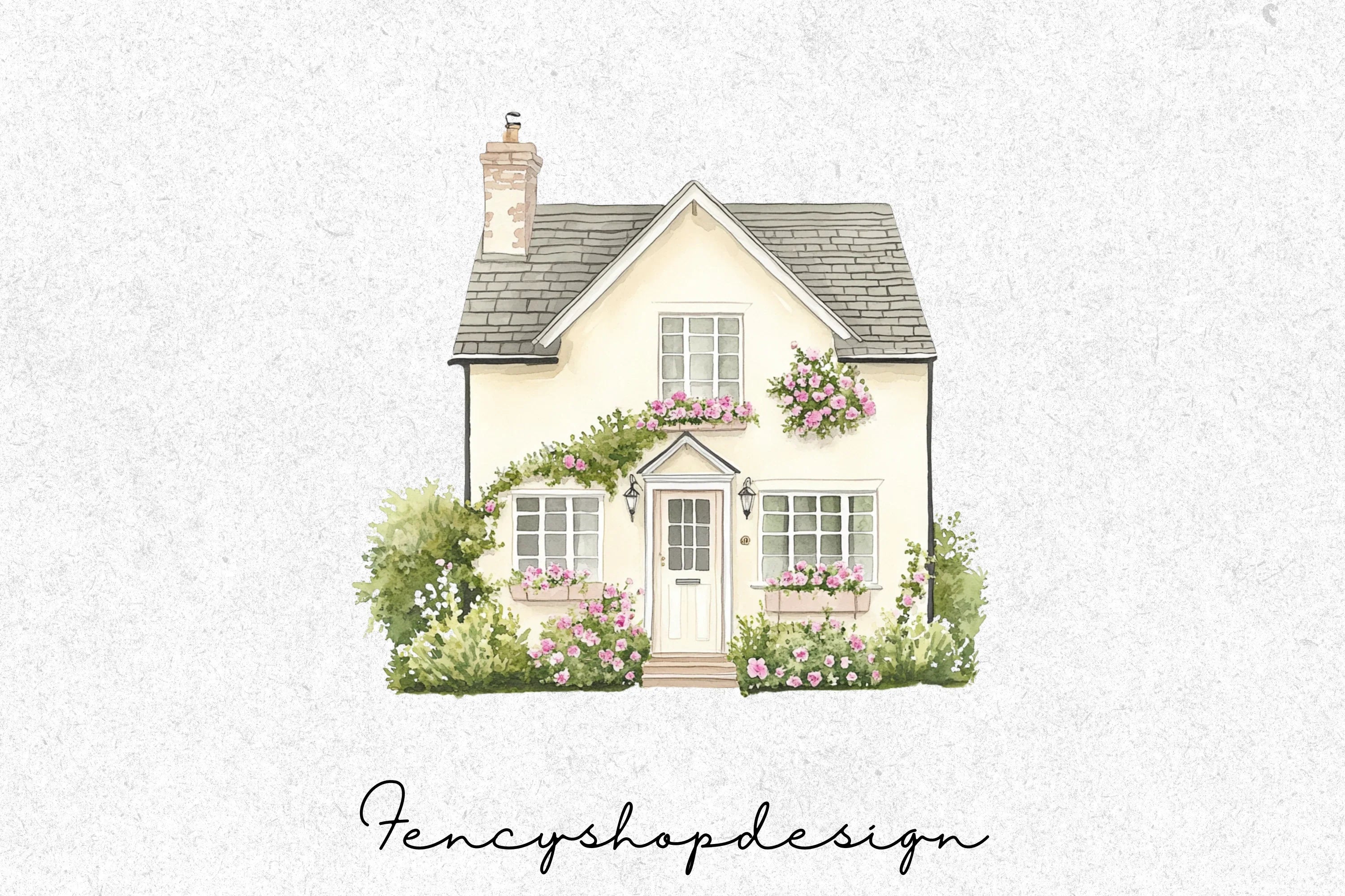 Cottage Clipart Bundle
