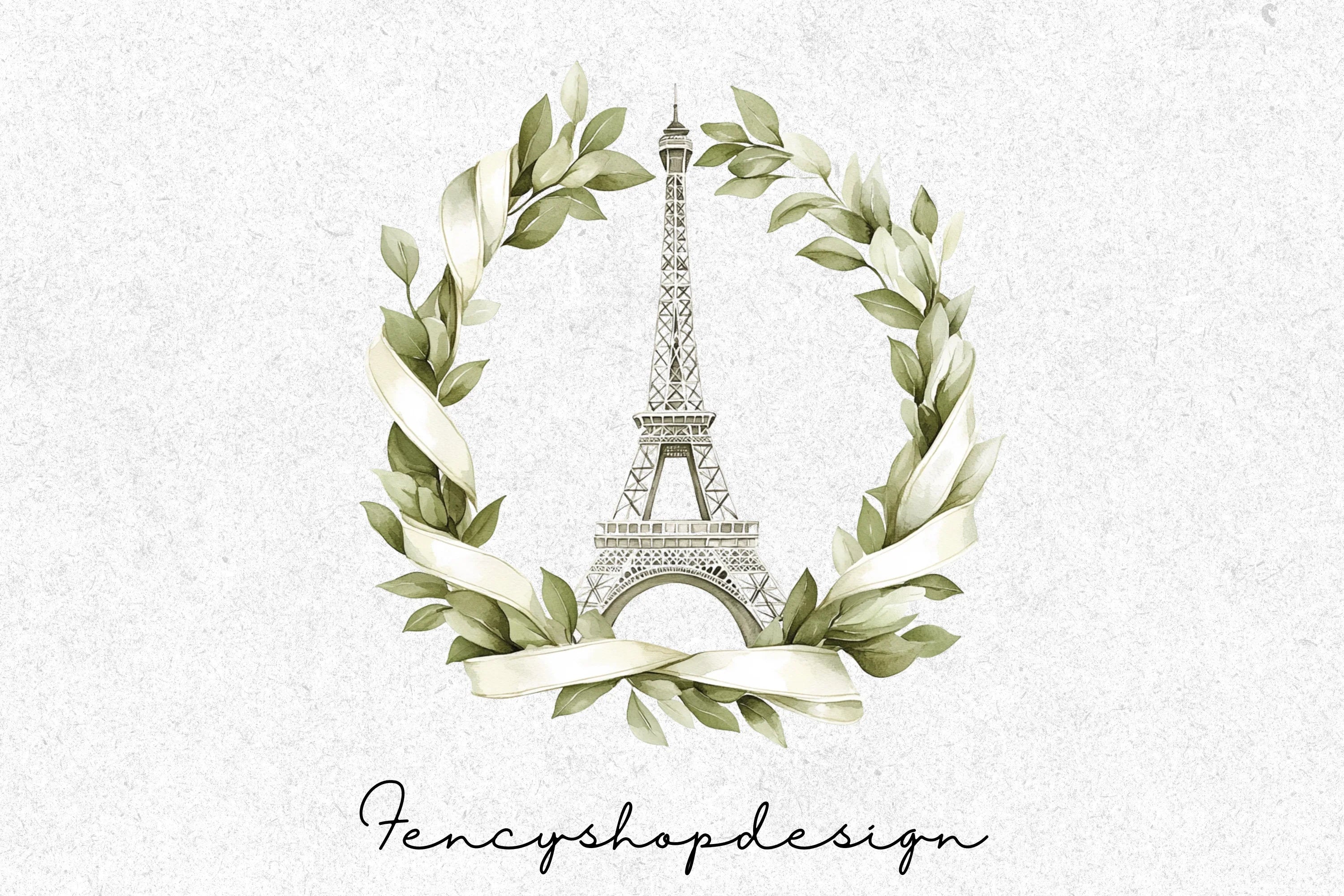 Eiffel Tower Clipart Bundle