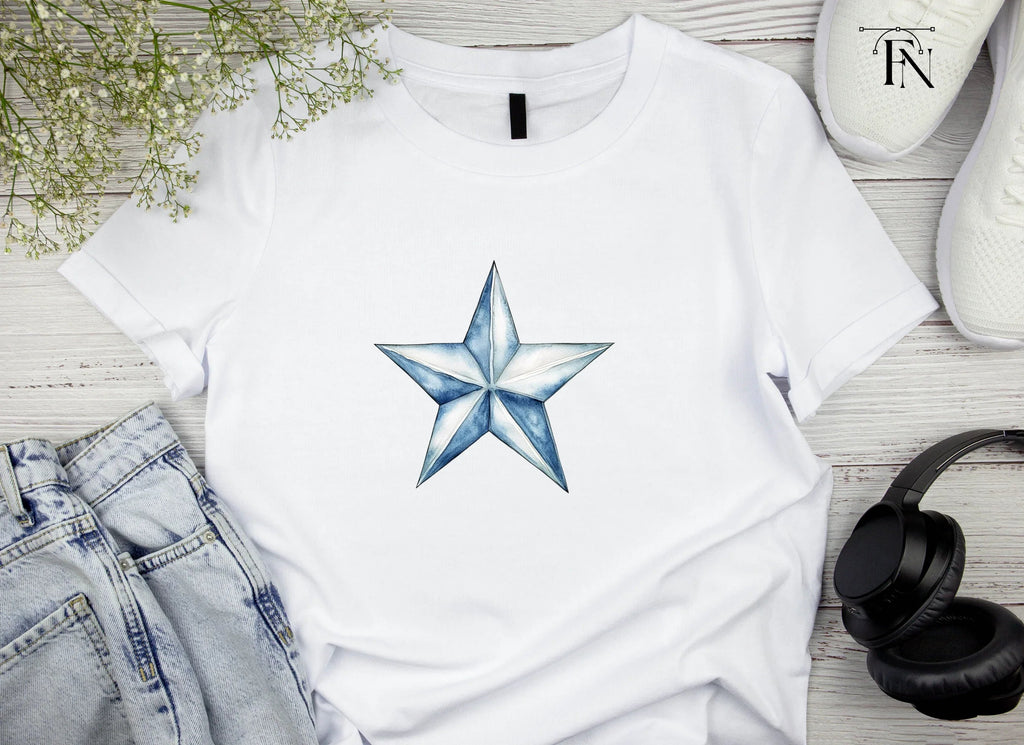Blue Star Clipart Bundle