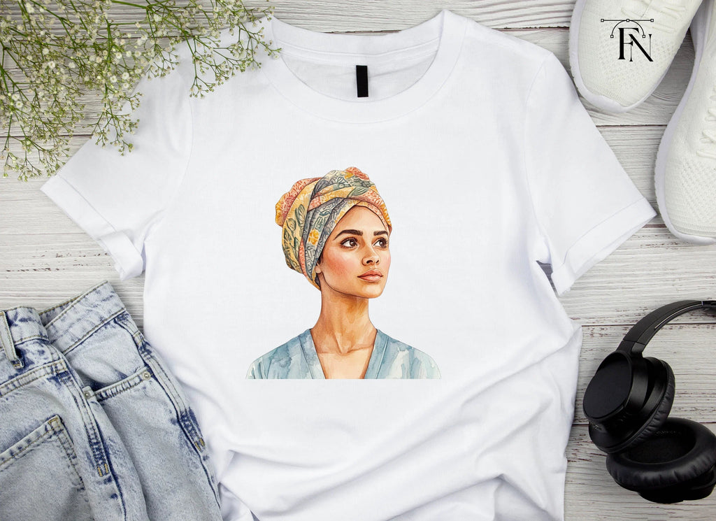 Elegant Women in Turban Clipart Bundle