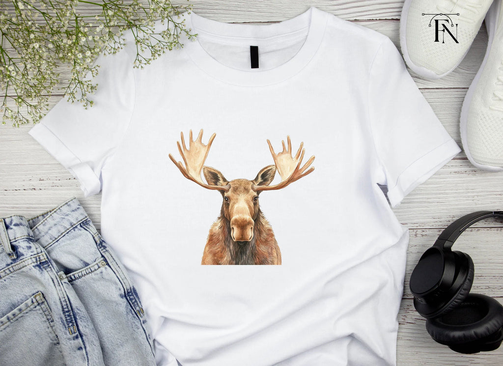 Majestic Moose Head Clipart Bundle