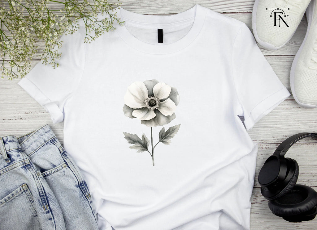 Elegant Anemone Flower Clipart Bundle