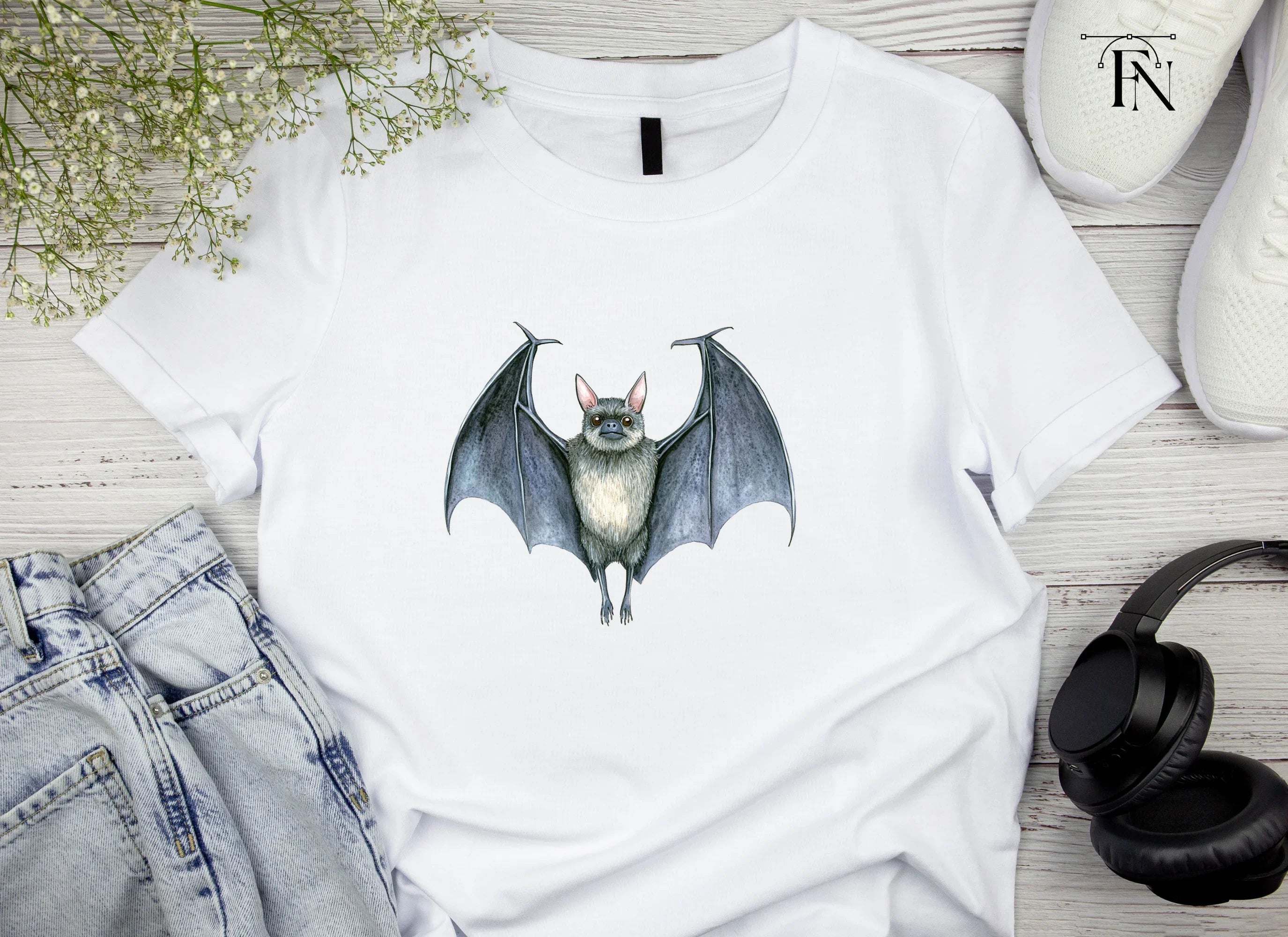 Detailed Bat Front View Clipart Bundle