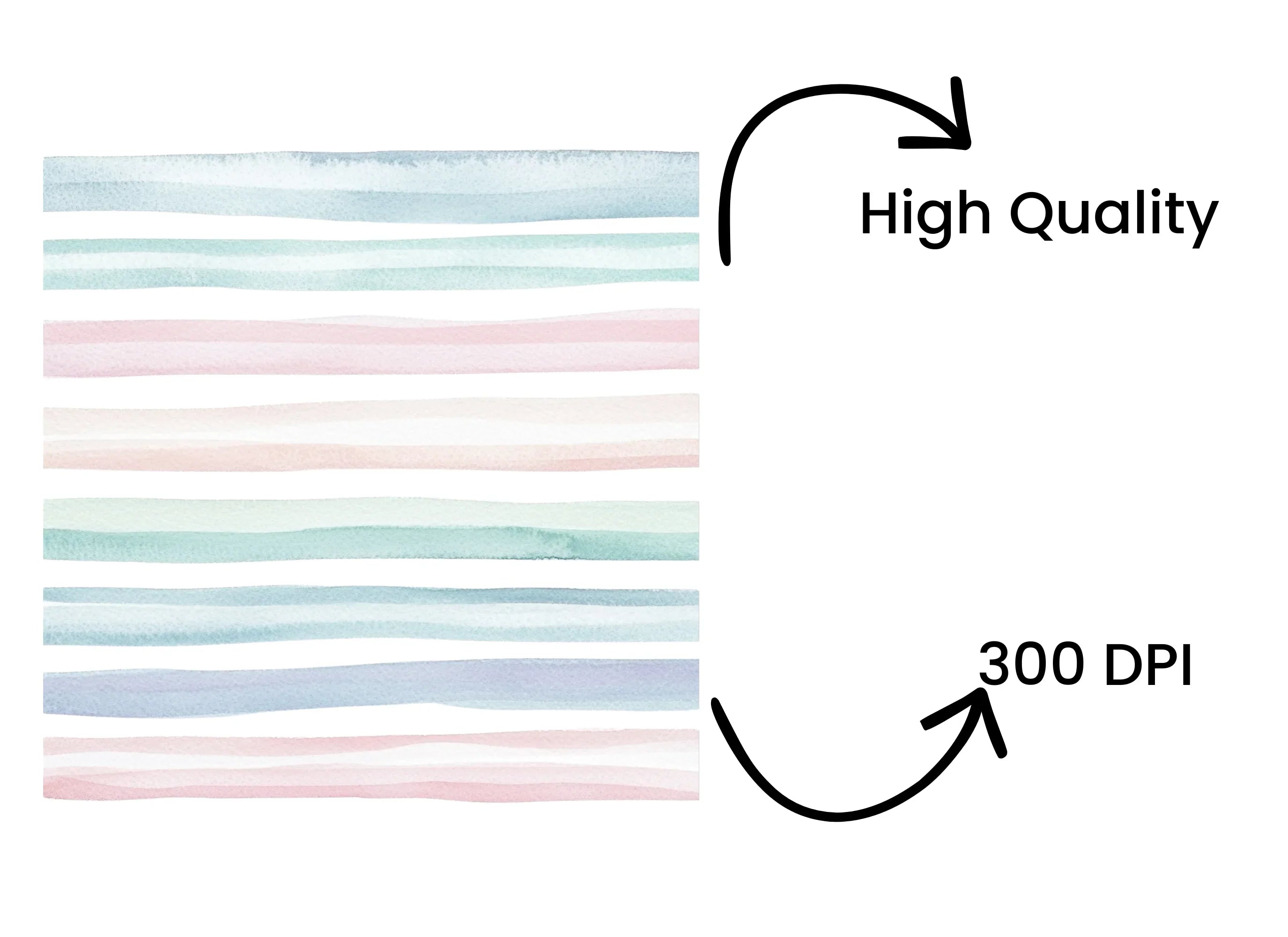 Pastel Stripes Clipart Bundle