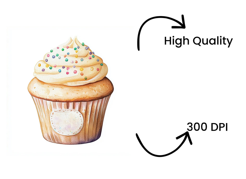 Cupcake Clipart Bundle