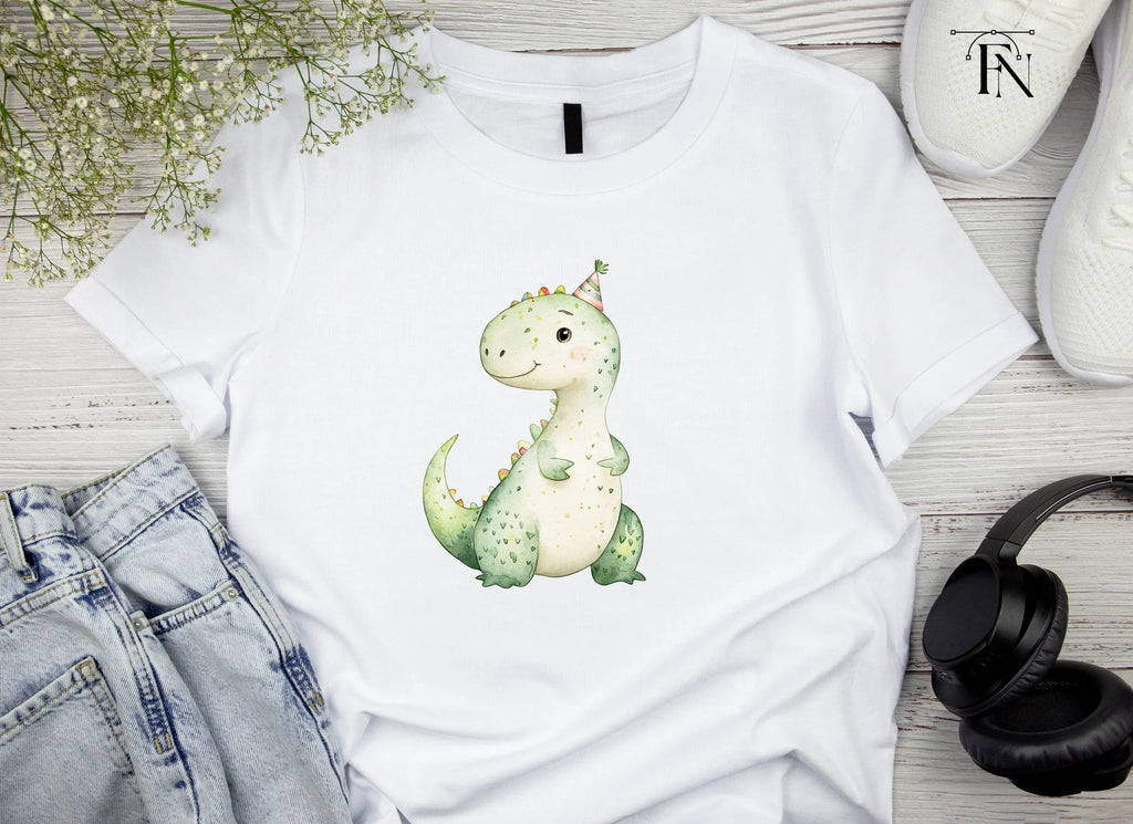Adorable Baby Dinosaur Birthday Clipart Bundle