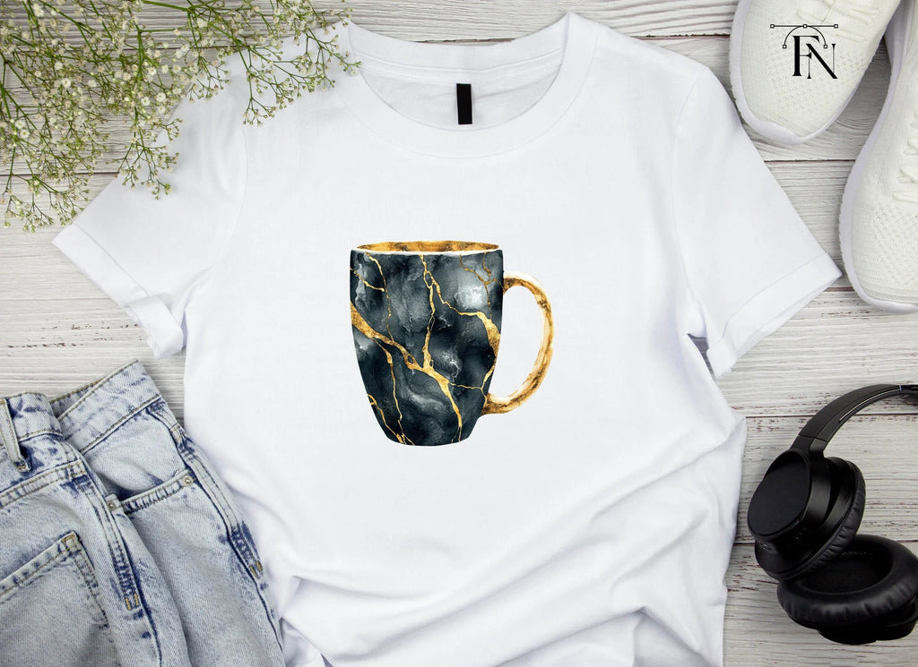 Kintsugi Black and Gold Clipart Bundle
