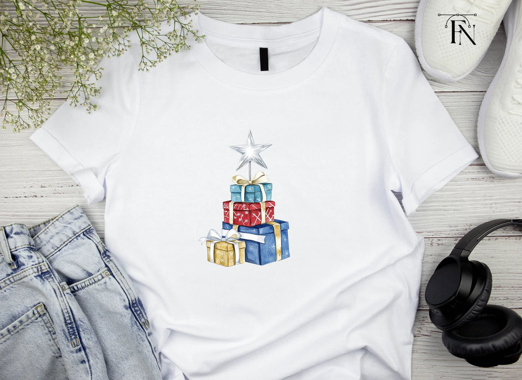 Sleeping Kitten on Christmas Gifts Clipart Bundle