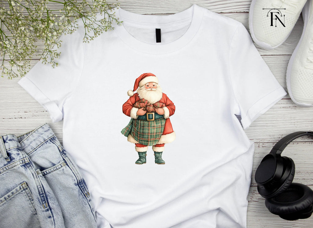 Scottish Santa Claus Clipart Bundle