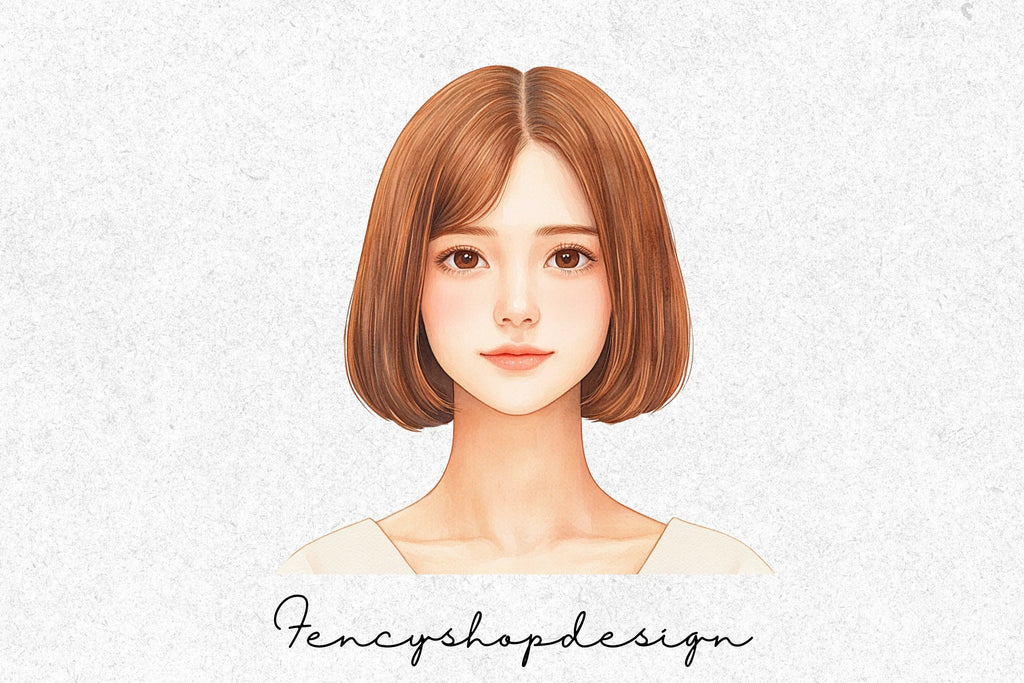 Woman Portrait Clipart Bundle