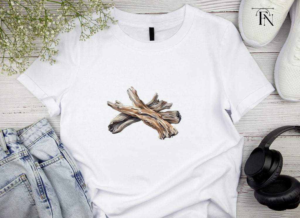 Rustic Driftwood Clipart Bundle