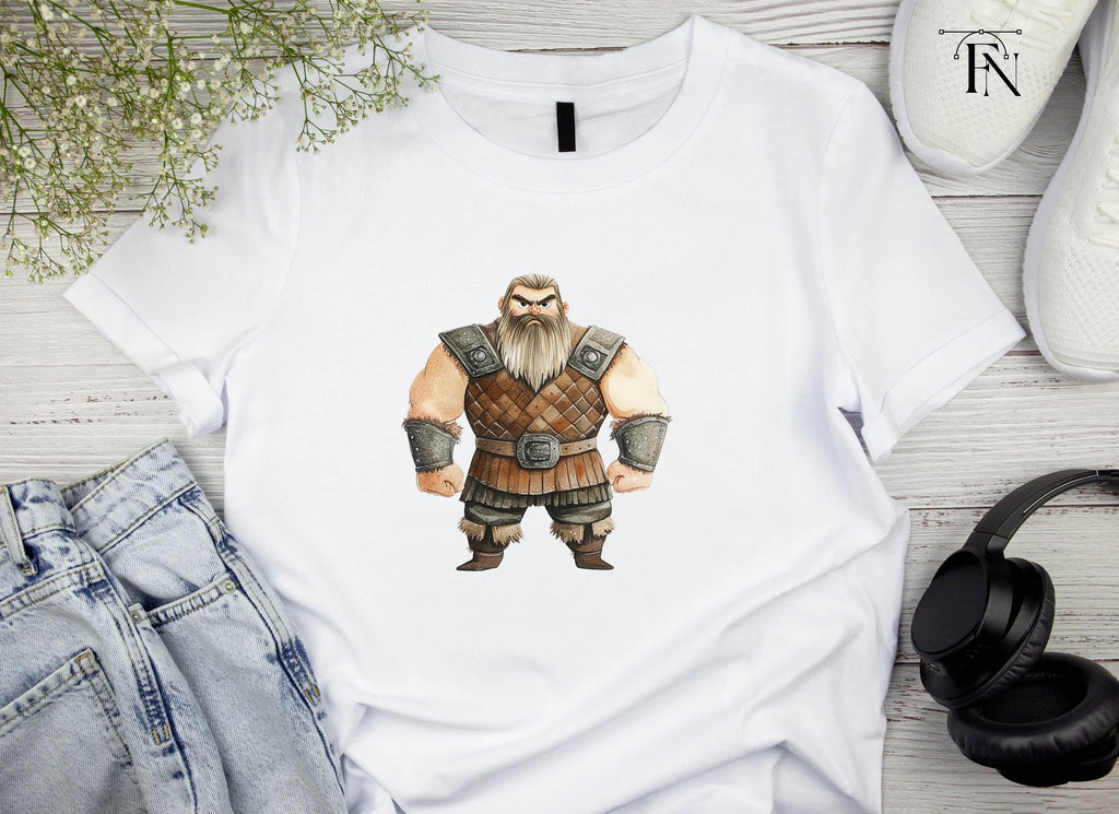 Dwarf Warrior Fantasy Characters Clipart Bundle