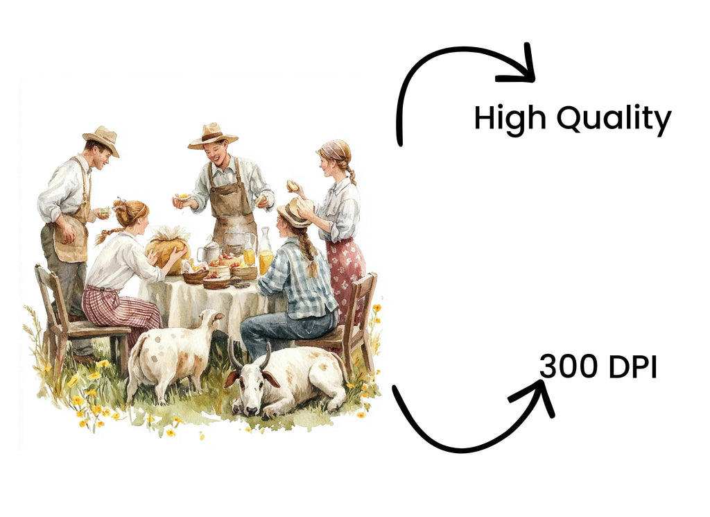 Farm Life Clipart Bundle