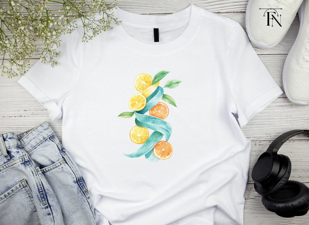 Citrus Swirl Clipart Bundle