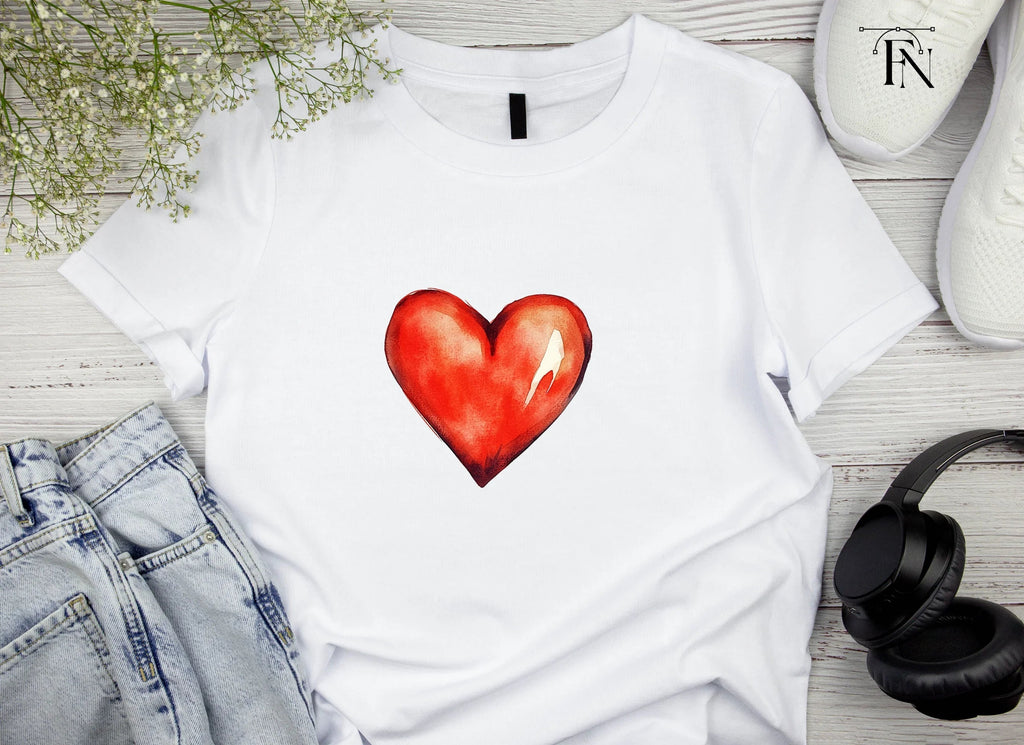 Red Hearts Clipart Bundle
