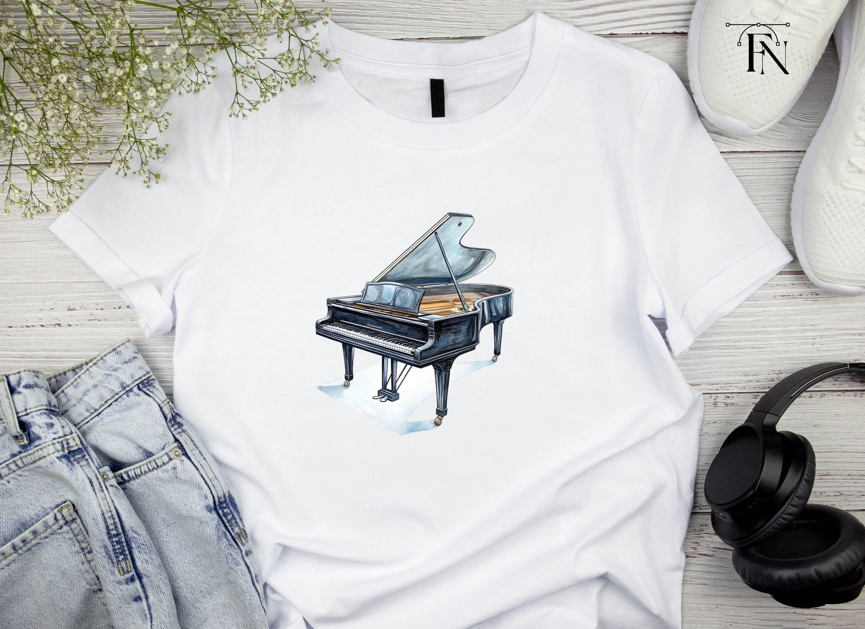 Grand Piano Clipart Bundle