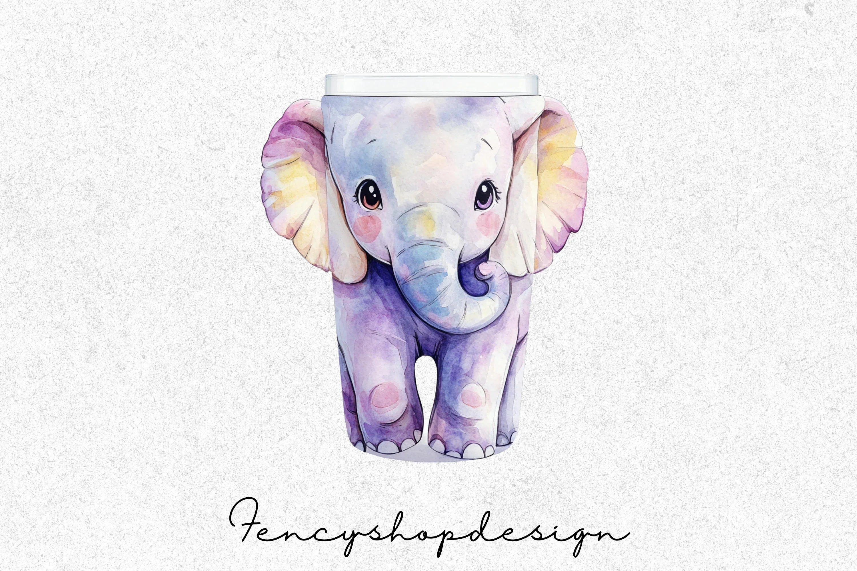 Cute Elephant Jar Clipart Bundle