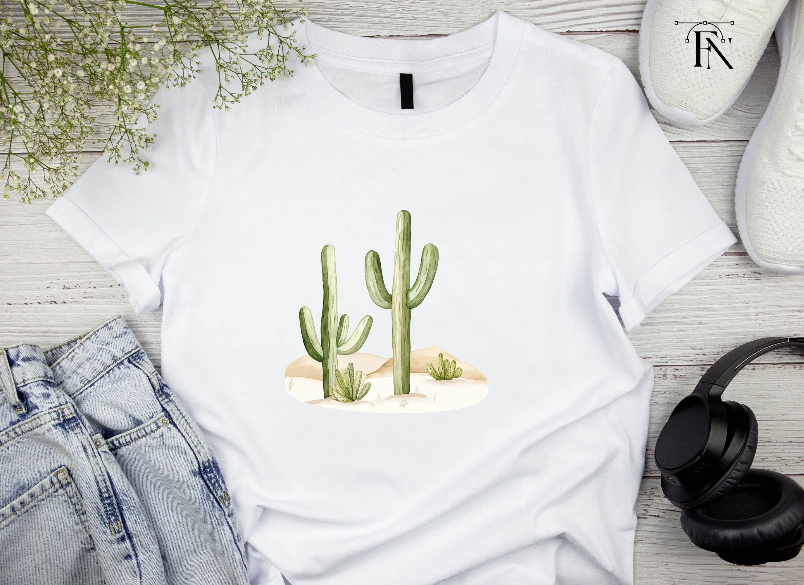 Desert Cactus Clipart Bundle