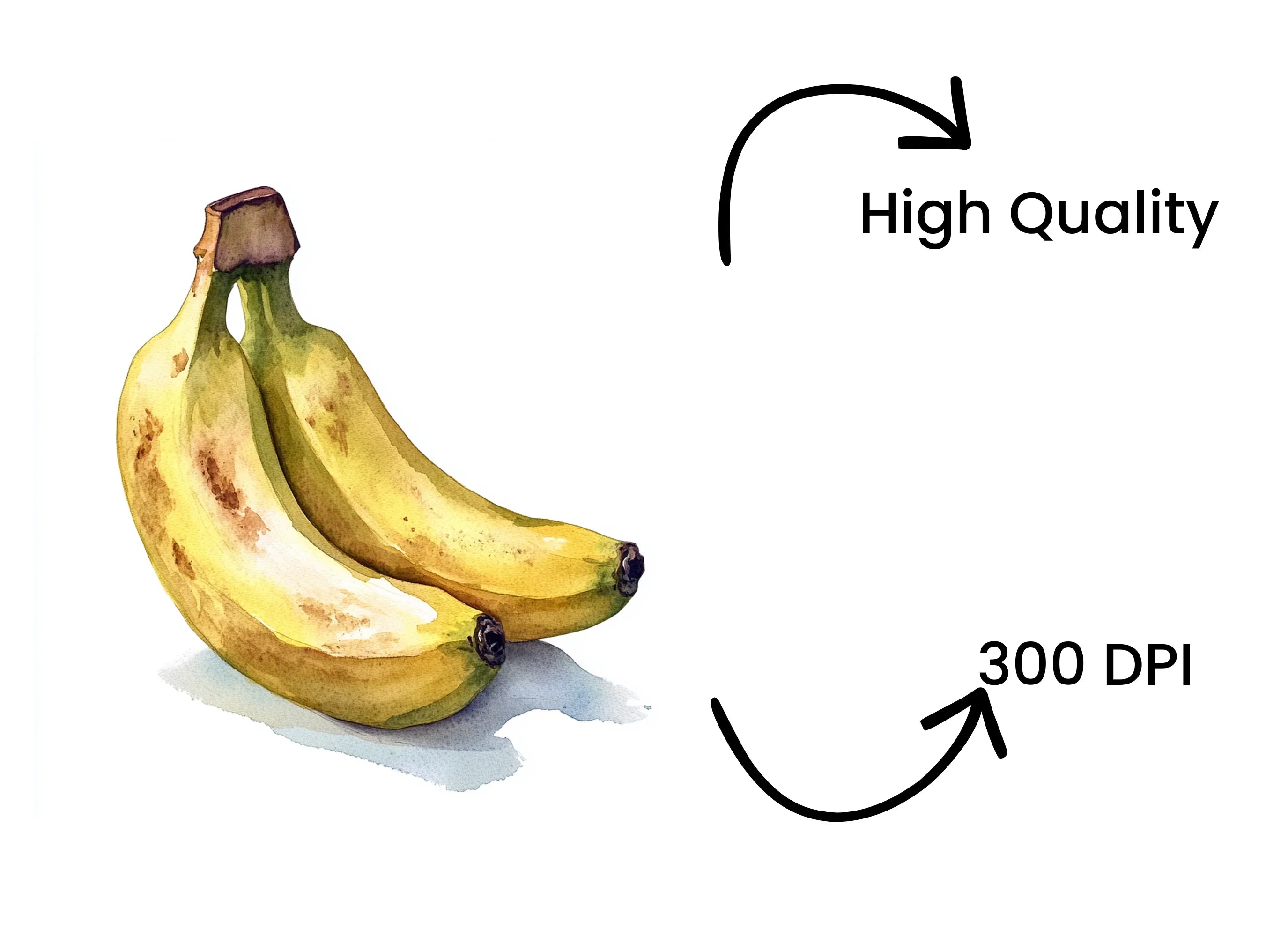 Banana Clipart Bundle