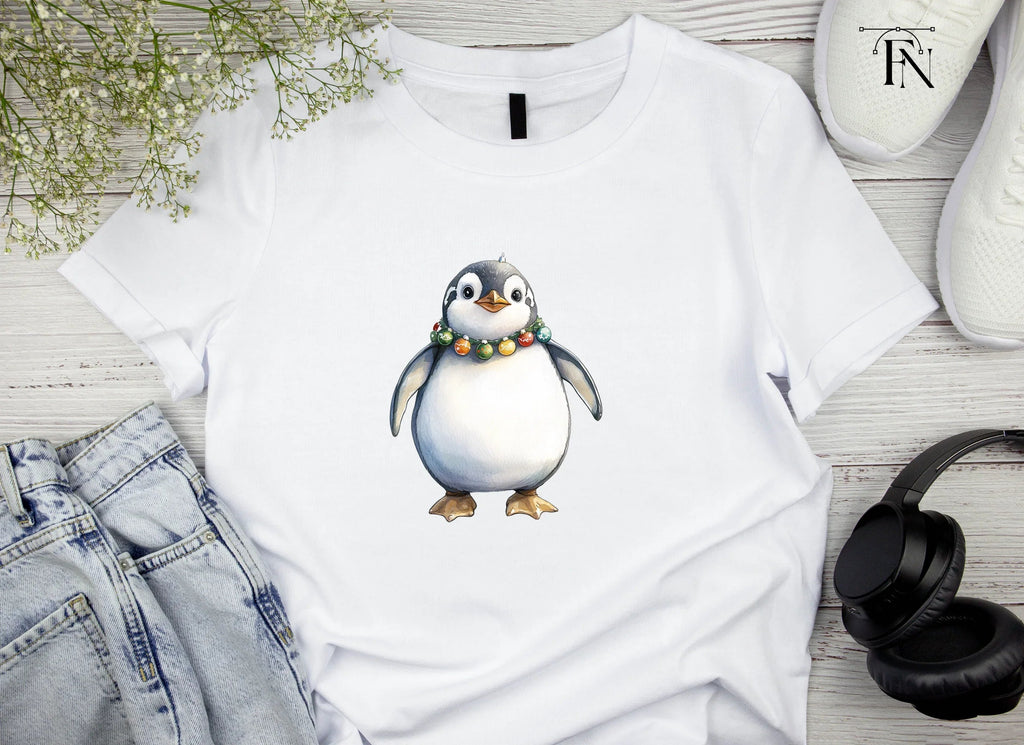 Festive Penguin Ornaments Clipart Bundle